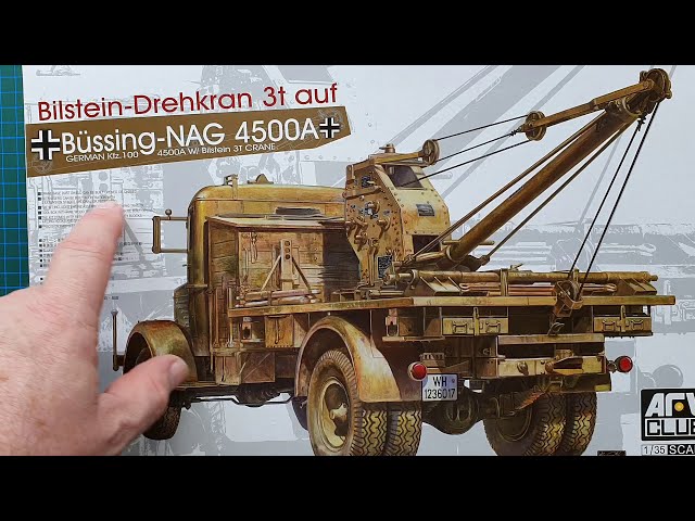 AFV Club 1/35 Bilstein-Drehkran 3t auf Bussing-Nag 4500A - Kit