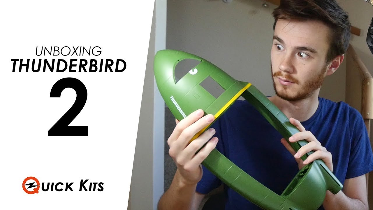 Unboxing HUGE Thunderbird 2 Model Kit - YouTube
