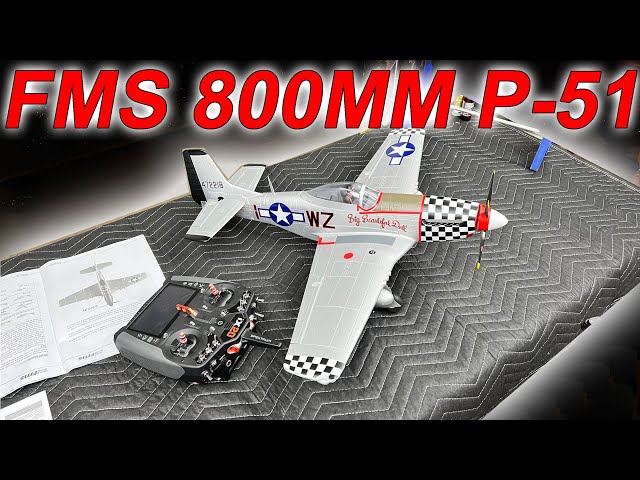 FMS P-51D 800mm Detailed Unboxing and How To Build Review - YouTube