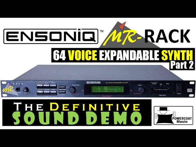 ENSONIQ MR-RACK (音源モジュール) 説明書付 ENSONIQ MR-RACK