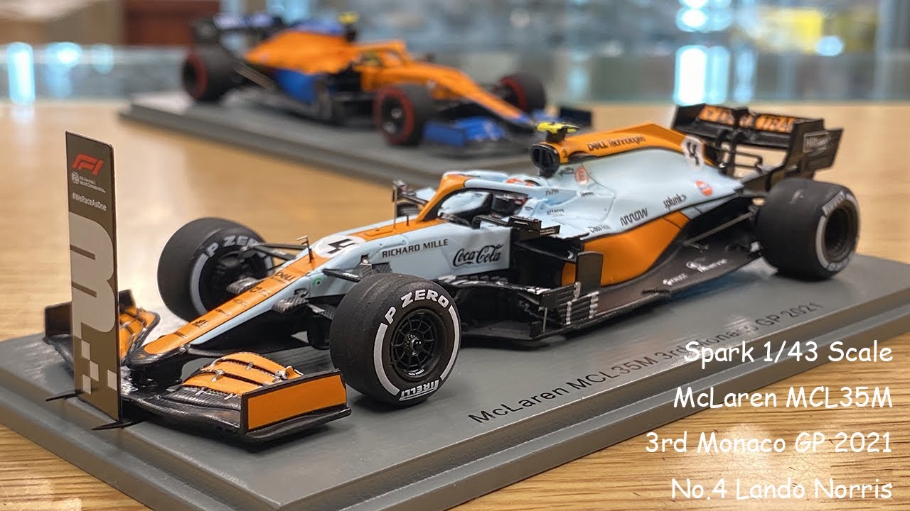 スパーク マクラーレン MCL35M 2021 モナコGPのミニカーを紹介します