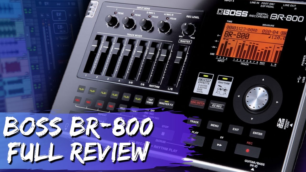 BR-800 Digital Recorder Demo - YouTube