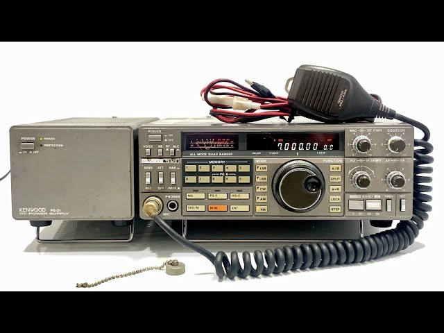 ✨Kenwood TS-670 HF/50MHz 12/7W + PS-21 AC 220V 4A Duzbuk Komplit