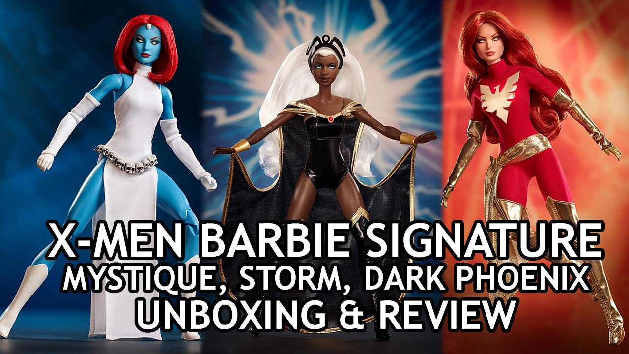 X-Men Barbie Signature | Storm | Dark Phoenix | Mystique