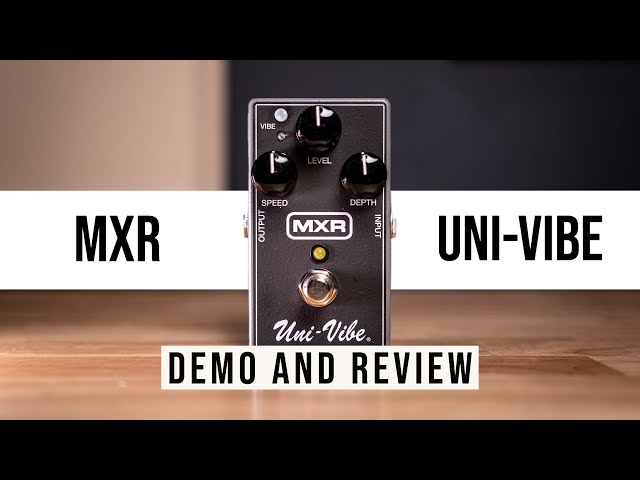 MXR Uni-Vibe Demo & Review - YouTube