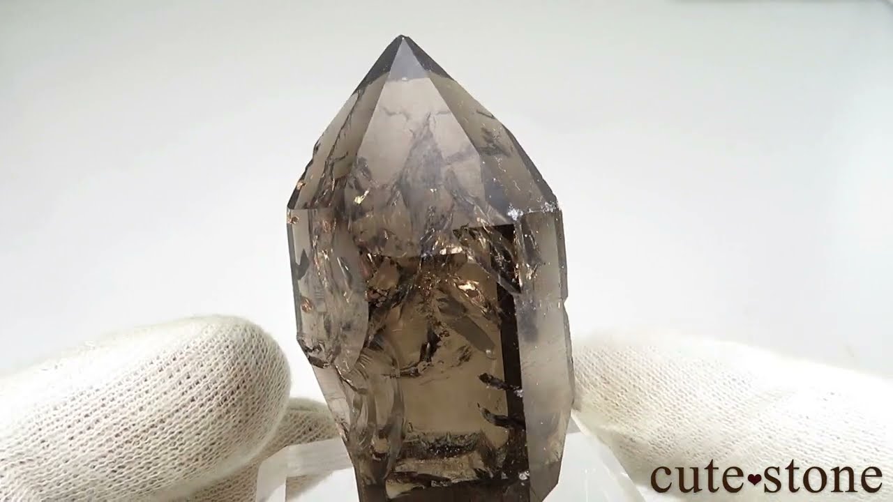 フランス モンブラン産（アルプス） スモーキークォーツ（水晶） No.1