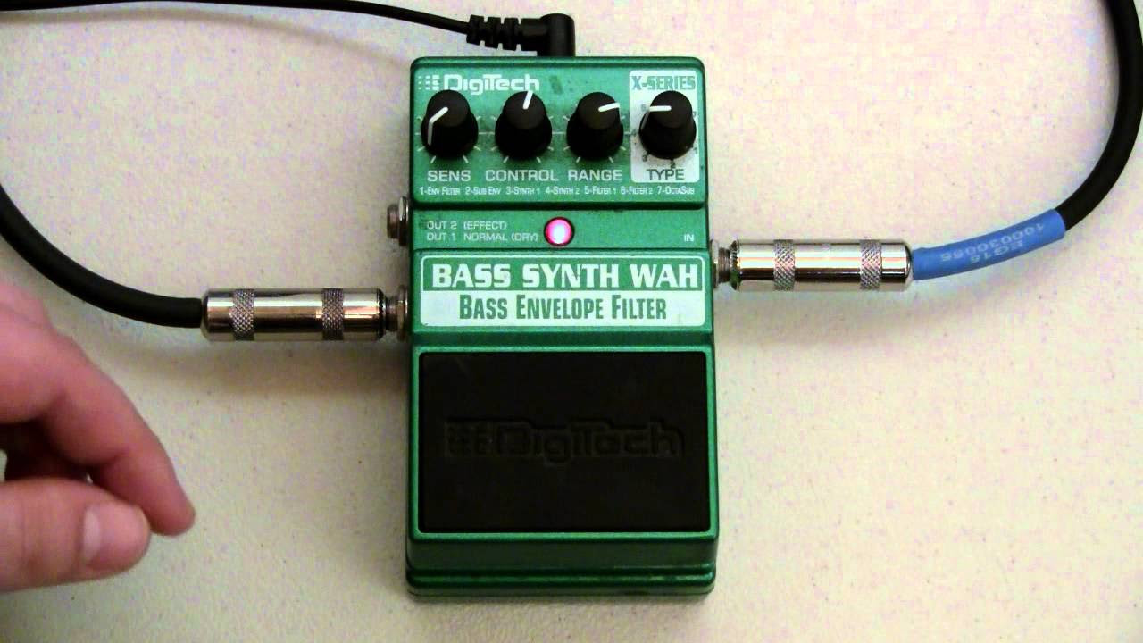 DigiTech Bass Synth Wah Demo - YouTube