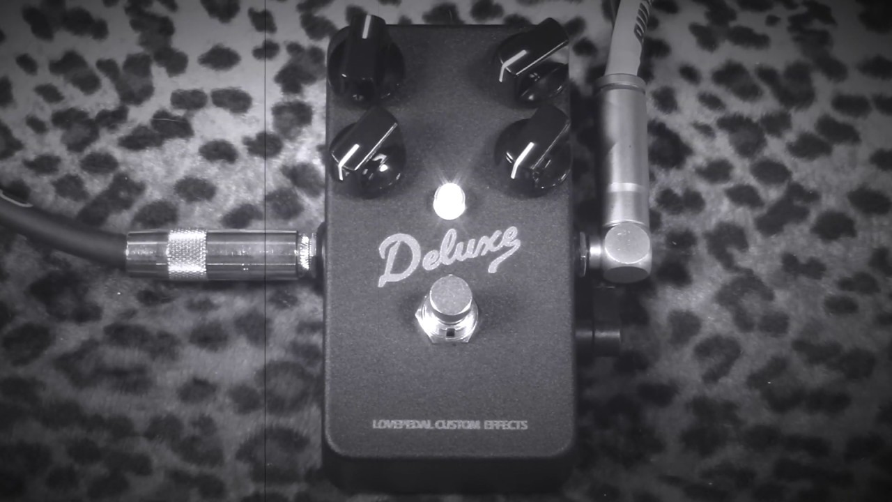 Lovepedal Blackface Deluxe overdrive pedal demoed with humbuckers