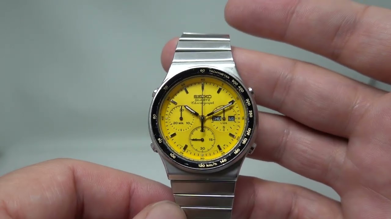 1983 Seiko 'Vulcan' highly collectible men's vintage chronograph