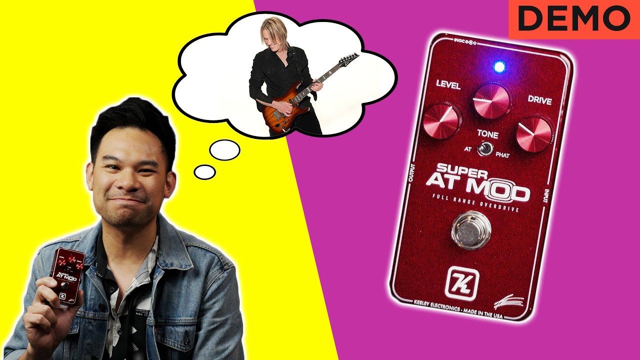 New signature over drive pedal!! Super AT Mod Overdrive登場