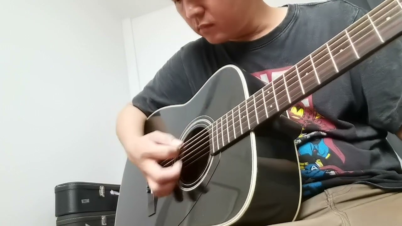 Yamaha FG-522SJ BL Top solid made in taiwan - YouTube