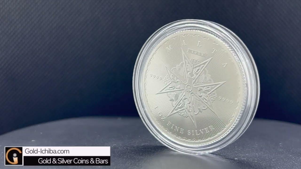 2023年 (新品) マルタ「マルタの十字」純銀 1オンス 銀貨 | ゴールド
