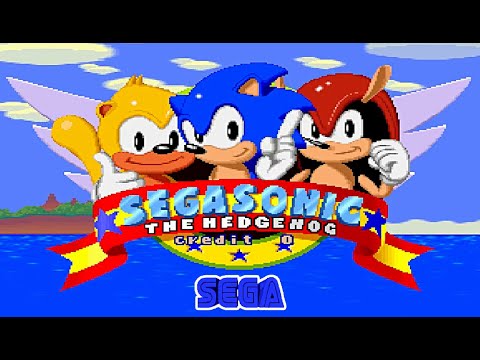 AC】SEGA『セガソニック・ザ・ヘッジホッグ』＿全7ステージ ノーミス