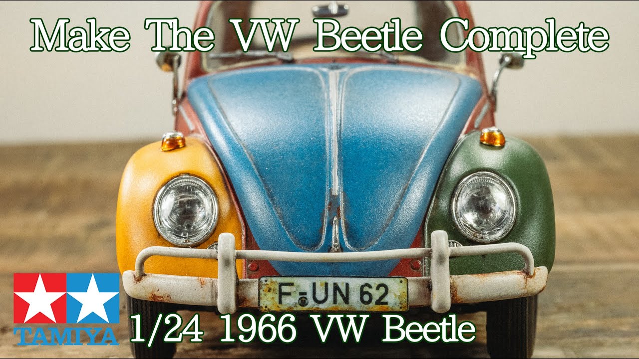 Build TAMIYA 1/24 1966 VOLKSWAGEN 1300 BEETLE Complete - YouTube