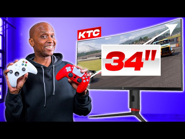 KTC H34S18S 165Hz Curved Monitor With G-Sync and Freesync - YouTube