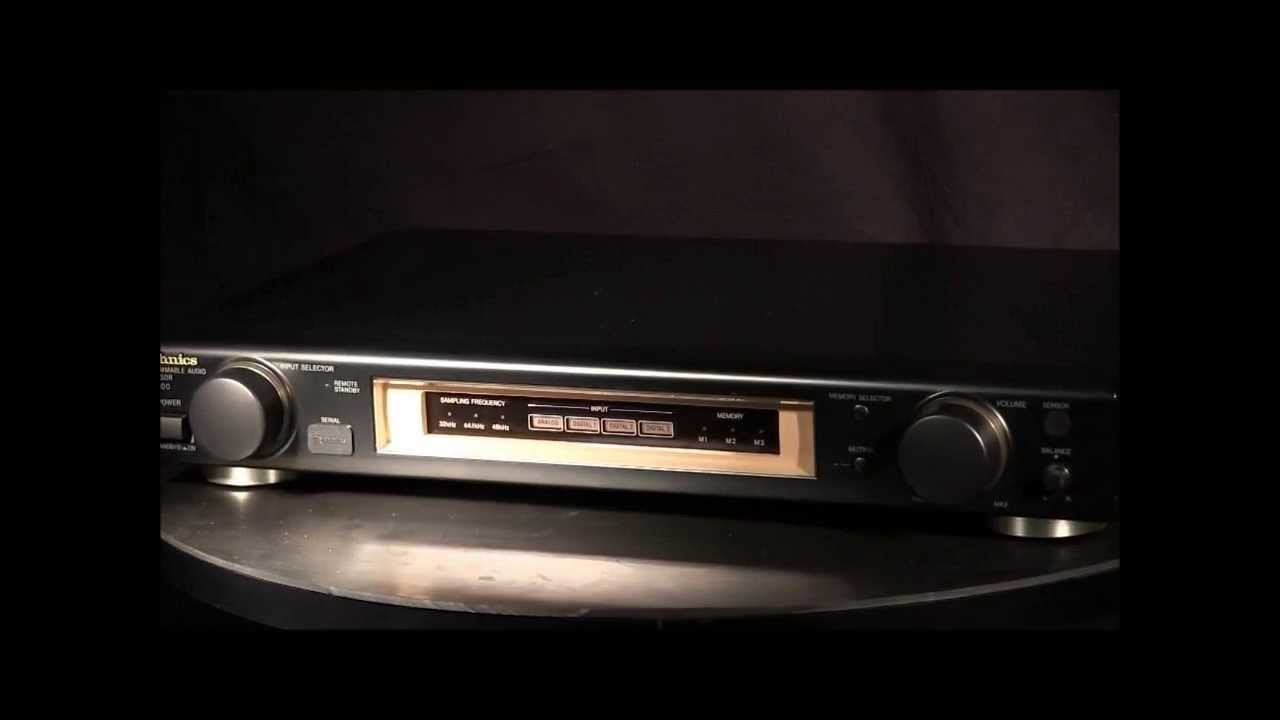 テクニクス SH D1000 オーディオプロセッサ - YouTube