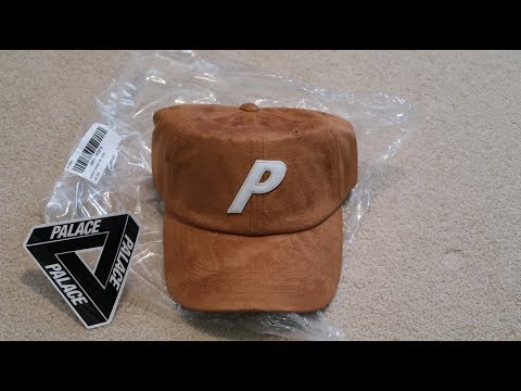 Palace SS18 Pickup/Unboxing Suede P 6-Panel Cap - YouTube