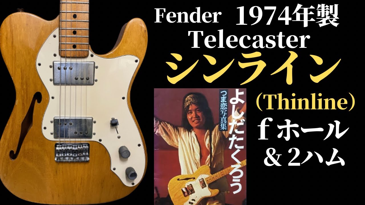 Donnerエレキギター シンラインモデル ボーカリストが愛した【1974年製