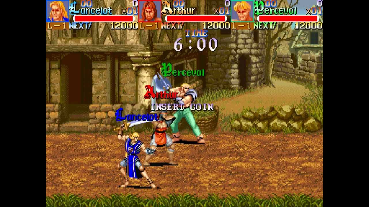 カプコン ナイツ オブ ザ ラウンド アーケード ポスター CAPCOM|ナイツ