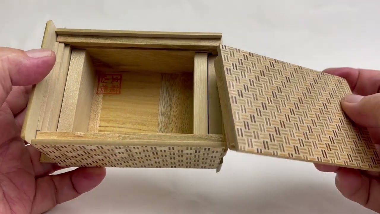 秘密箱21回仕掛け 4寸 二崩し - YouTube