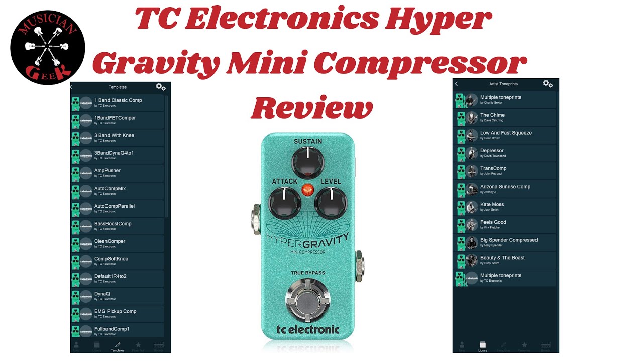 TC Electronics Hyper Gravity Mini Compressor Review - YouTube