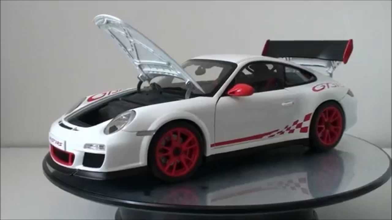 AUTOart 1/18 Porsche 997 911 GT3 3.8 RS Review - YouTube