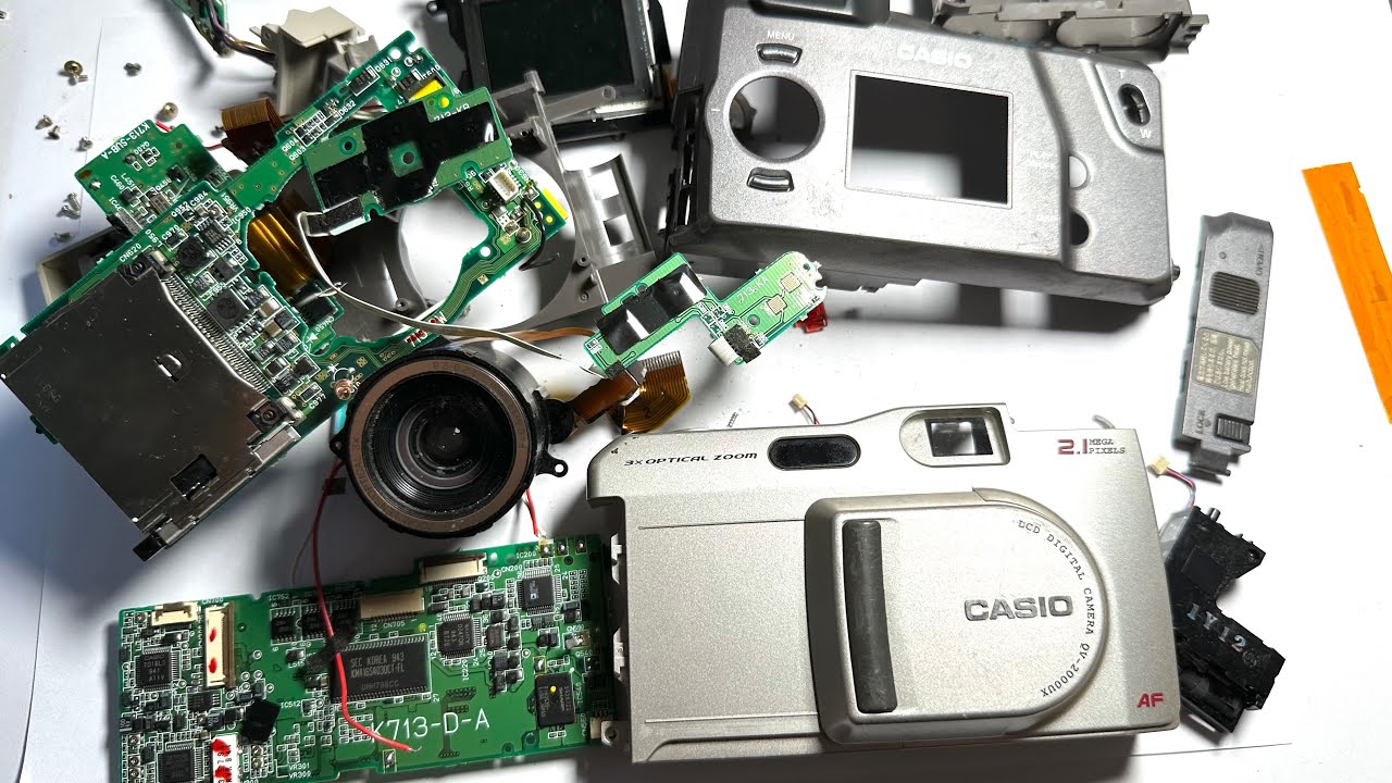 スマホ転送可 デジタルカメラCASIO QV-2900UX メモリーカード等付