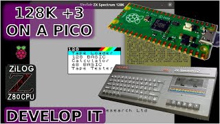 RPi Pico As A Sinclair ZX Spectrum 128K +3 - YouTube