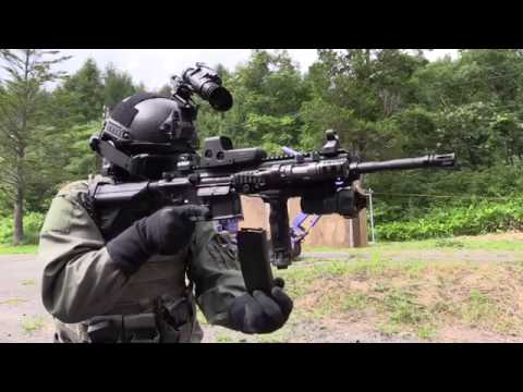 リコイルエンジン搭載】 東京マルイ 次世代電動ガン HK416D 試射