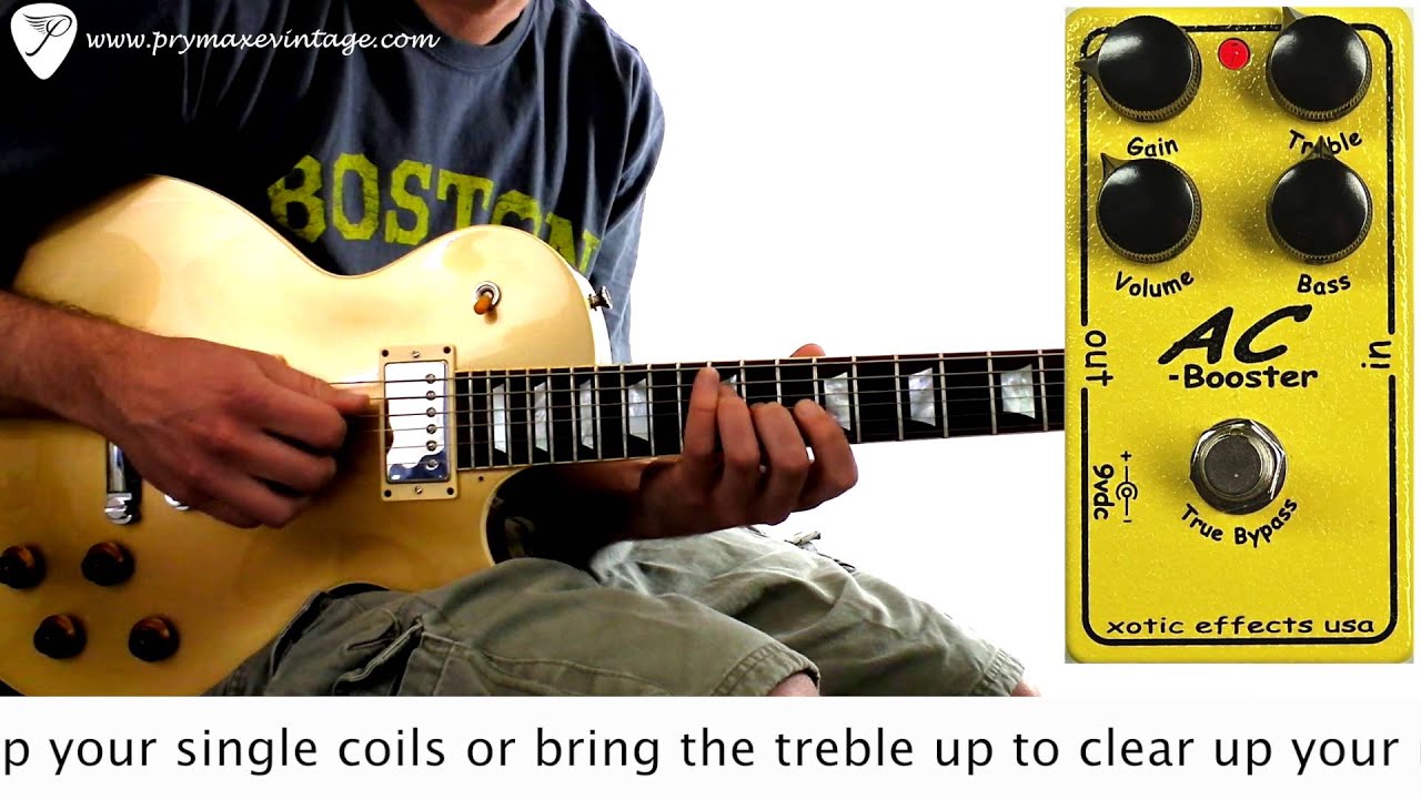 Xotic AC Booster - 超広域設計のフルレンジ・ブースター【Supernice