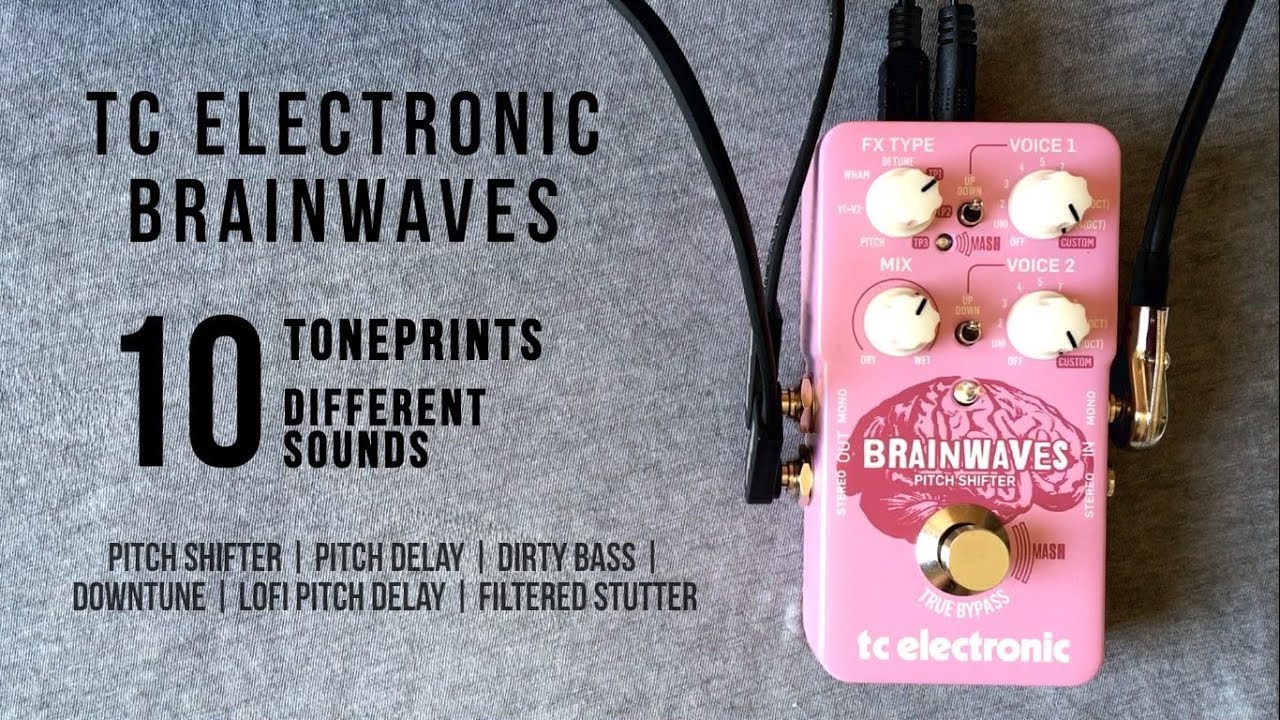 TC Electronic Brainwaves Pitch Shifter - 10 Different Sounds