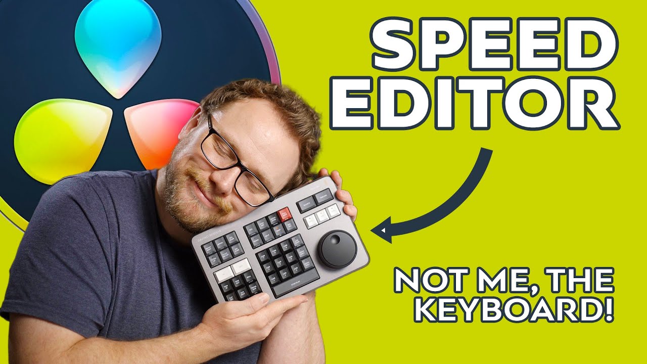 Speed Editor for DaVinci Resolve 17 - not me, the New Keyboard