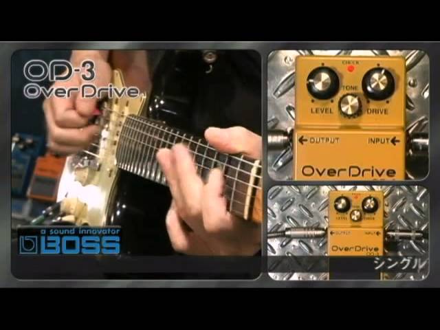 BOSS OD-3 Over Drive - YouTube