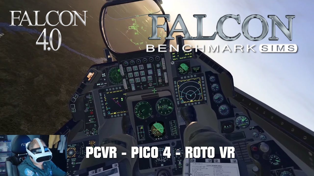 FALCON 4.0 / BMS - PCVR - PICO 4 - ROTO VR - YouTube