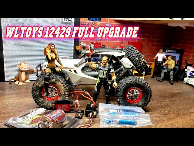 Wltoys 12429 storm full upgrade pt1 locked diffs - YouTube