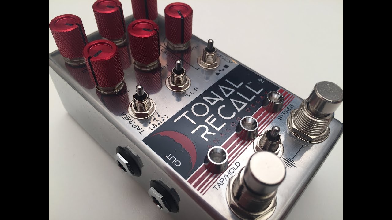 Chase Bliss Audio - Tonal Recall Red Knob Mod (RKM) - YouTube