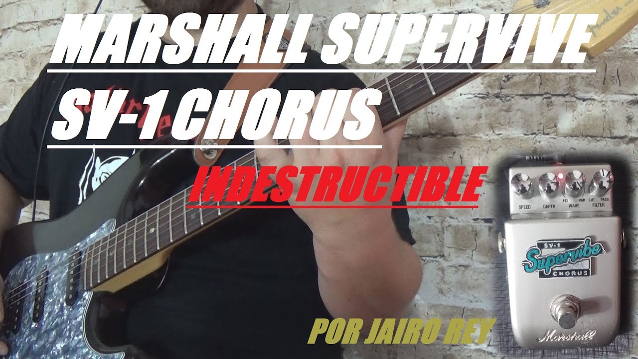 TEST/DEMO/TEST/REVIEW IN SPANISH MARSHALL SUPERVIBE SV-1 CHORUS