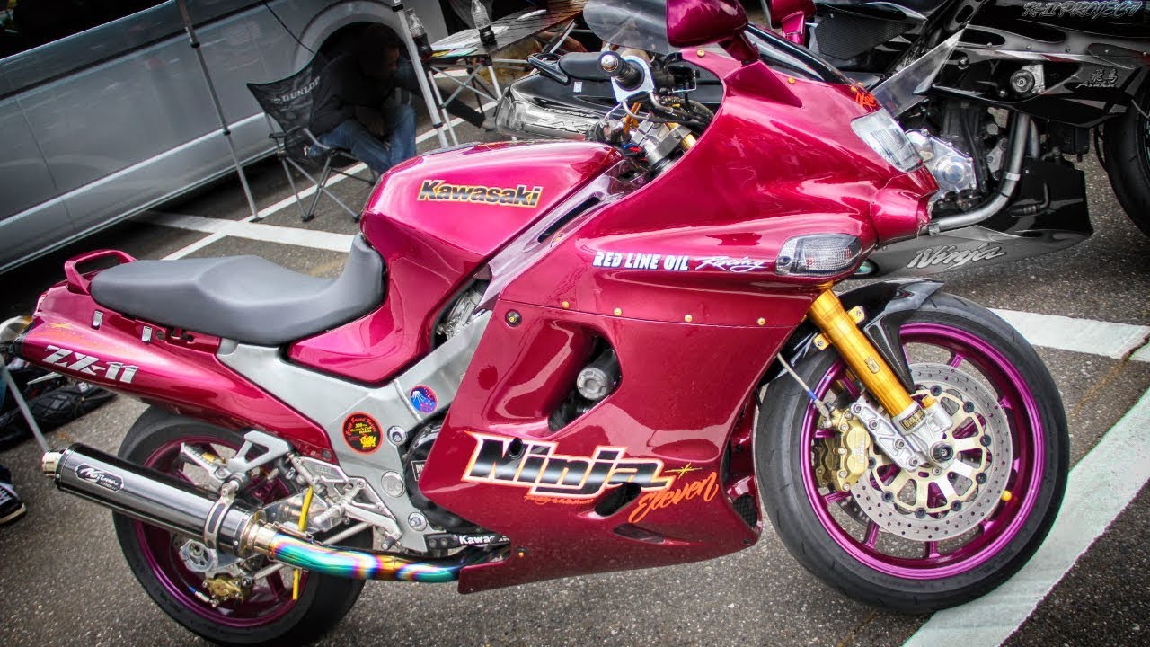 Kawasaki Ninja ZX-11 Custom Machine - YouTube