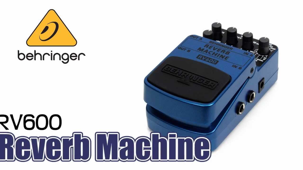 BEHRINGER / リバーブマシーン RV600 サウンドバリエーション - YouTube