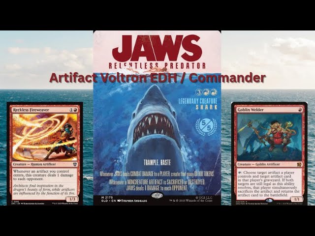MTG Jaws, Relentless Predator ボーダーレスfoil