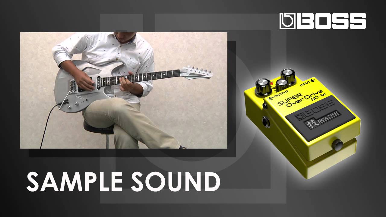BOSS / ギターエフェクター SD-1W - YouTube