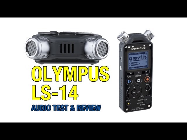 Olympus LS-14 Linear PCM Recorder Audio Test & Review - YouTube