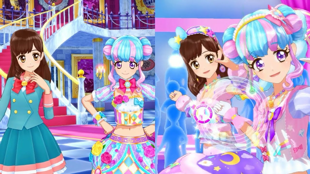 m*e様 美品 アイカツスターズ コットンライトブルーワンピ サン