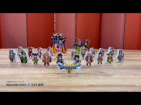 ドラクエ1＆2とドラクエ3 コンプリートセットのアクリルブロック