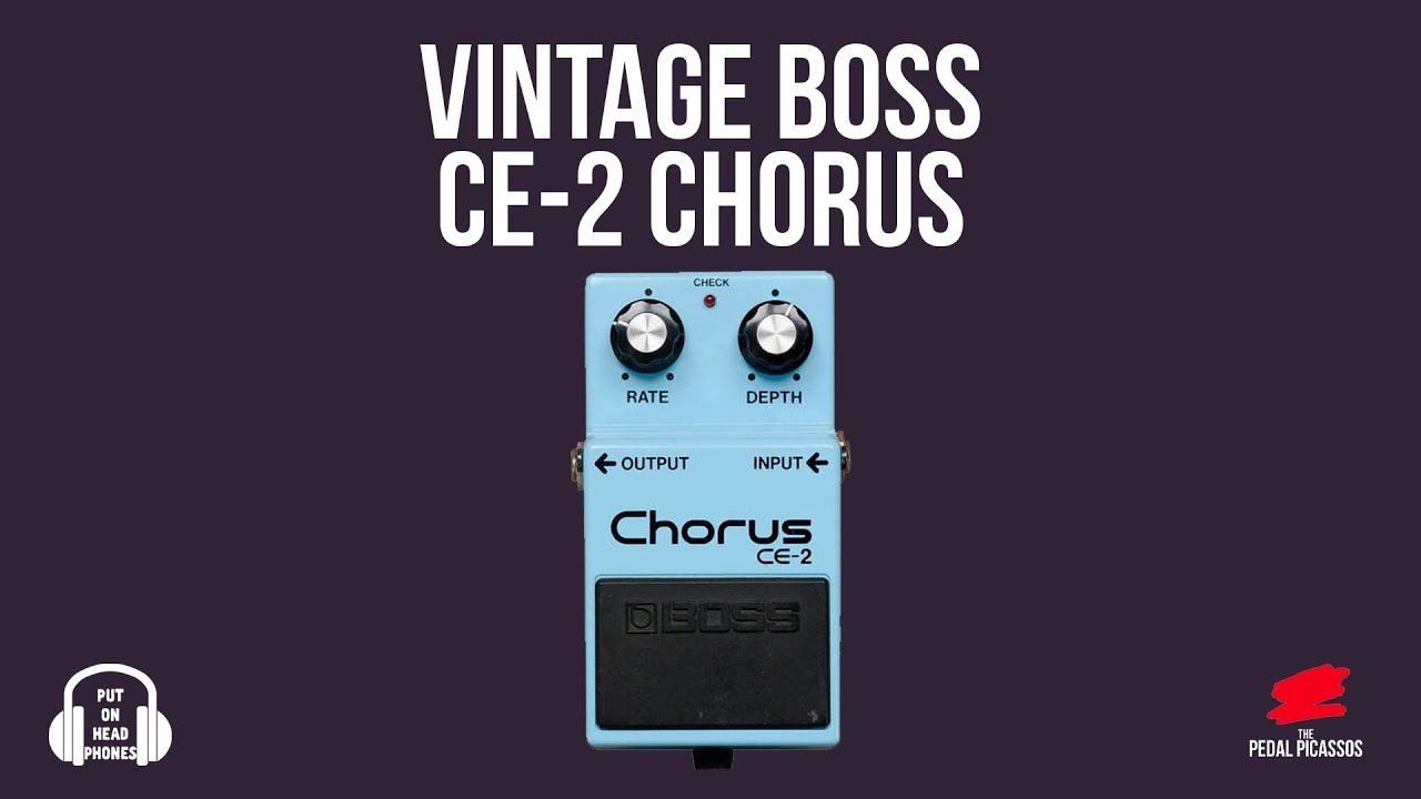 VINTAGE BOSS CE-2 CHORUS - YouTube