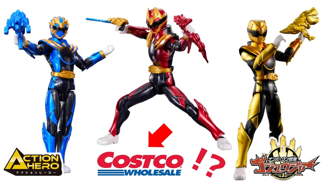 Costco Exclusive Set! Luxurious Action Hero Set with Metallic and