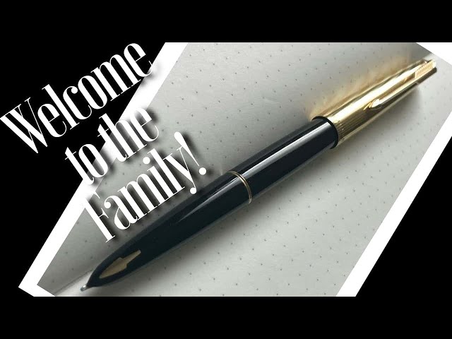 Parker 61 Heirloom w/Rainbow Cap - YouTube