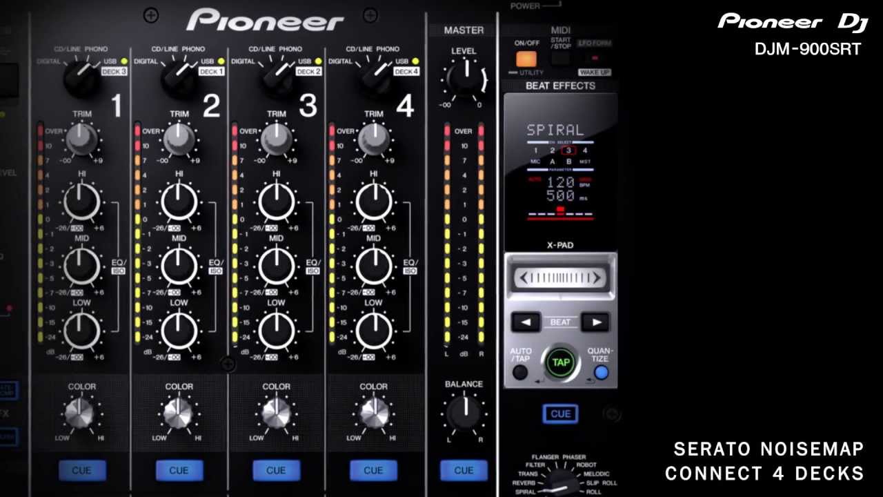 Pioneer/DJミキサー/DJM-900SRT☆Serato DJ専用ミキサーの紹介です。