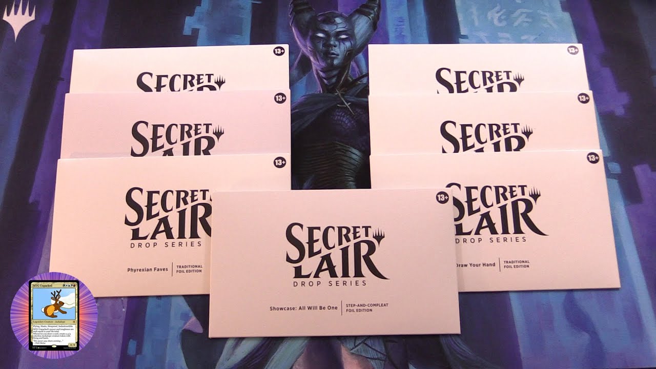 MTG Secret Lair: Winter Superdrop 2023 Foil Bundle Unboxed - YouTube