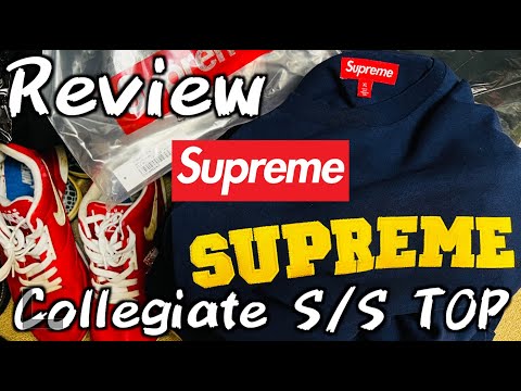 Supreme 23FW Week1】シュプリーム Collegiate S/S Top レビュー【着